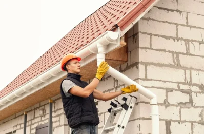 Pose et remplacement de gouttières à Plaisance